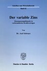 Buchcover Der variable Zins.