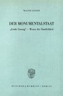 Buchcover Der Monumentalstaat.