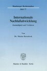 Buchcover Internationale Nachlaßabwicklung.
