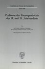 Buchcover Probleme der Finanzgeschichte des 19. und 20. Jahrhunderts.