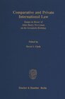 Buchcover Comparative and Private International Law.
