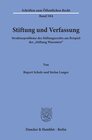 Buchcover Stiftung und Verfassung.