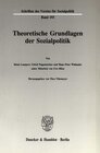 Buchcover Theoretische Grundlagen der Sozialpolitik (I).