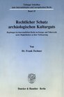 Buchcover Rechtlicher Schutz archäologischen Kulturguts.