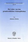 Buchcover Die Lehre von den grundrechtlichen Schutzpflichten.