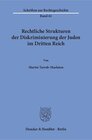 Buchcover Rechtliche Strukturen der Diskriminierung der Juden im Dritten Reich.