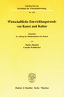 Buchcover Wirtschaftliche Entwicklungstrends in Kunst und Kultur.