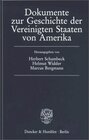 Buchcover Dokumente zur Geschichte der Vereinigten Staaten von Amerika.