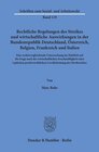 Buchcover Rechtliche Regelungen des Streikes und wirtschaftliche Auswirkungen in der Bundesrepublik Deutschland, Österreich, Belgi