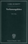 Buchcover Verfassungslehre.