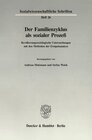 Buchcover Der Familienzyklus als sozialer Prozeß.