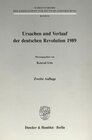 Buchcover Ursachen und Verlauf der deutschen Revolution 1989.