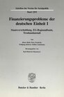 Buchcover Finanzierungsprobleme der deutschen Einheit I.