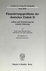 Buchcover Finanzierungsprobleme der deutschen Einheit II.