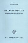 Buchcover Der Unsichtbare Staat.