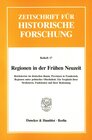 Buchcover Regionen in der Frühen Neuzeit.