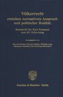 Buchcover Völkerrecht zwischen normativem Anspruch und politischer Realität.