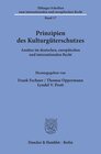Buchcover Prinzipien des Kulturgüterschutzes.