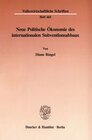 Buchcover Neue Politische Ökonomie des internationalen Subventionsabbaus.