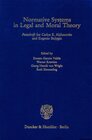 Buchcover Normative Systems in Legal and Moral Theory.