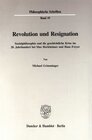 Buchcover Revolution und Resignation.