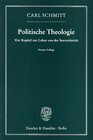 Buchcover Politische Theologie.