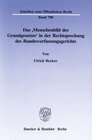 Buchcover Das ›Menschenbild des Grundgesetzes‹ in der Rechtsprechung des Bundesverfassungsgerichts.