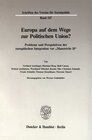Buchcover Europa auf dem Wege zur Politischen Union?