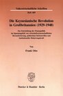 Buchcover Die Keynesianische Revolution in Großbritannien (1929-1948).