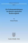 Buchcover Die Parlamentsfraktionen im deutsch-spanischen Rechtsvergleich.