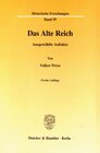 Buchcover Das Alte Reich.