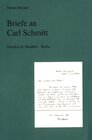 Buchcover Briefe an Carl Schmitt.