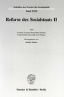 Buchcover Reform des Sozialstaats II.