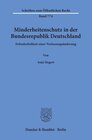 Buchcover Minderheitenschutz in der Bundesrepublik Deutschland.