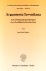 Buchcover Argumenta Iuventiana.