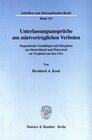 Buchcover Unterlassungsansprüche aus mietvertraglichen Verboten.