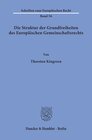 Buchcover Die Struktur der Grundfreiheiten des Europäischen Gemeinschaftsrechts.