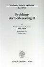 Buchcover Probleme der Besteuerung II.