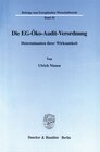 Buchcover Die EG-Öko-Audit-Verordnung.