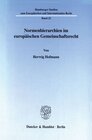 Buchcover Normenhierarchien im europäischen Gemeinschaftsrecht.