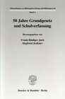 Buchcover 50 Jahre Grundgesetz und Schulverfassung.