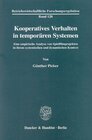 Buchcover Kooperatives Verhalten in temporären Systemen.