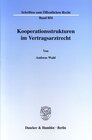Buchcover Kooperationsstrukturen im Vertragsarztrecht.