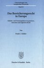 Buchcover Das Bereicherungsrecht in Europa.