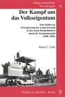 Buchcover Der Kampf um das Volkseigentum.