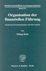 Buchcover Organisation der finanziellen Führung.
