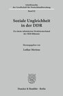 Buchcover Soziale Ungleichheit in der DDR.