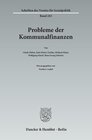 Buchcover Probleme der Kommunalfinanzen.