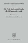 Buchcover Die Freie Universität Berlin als Stiftungsuniversität.