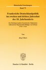 Buchcover Frankreichs Deutschlandpolitik im zweiten und dritten Jahrzehnt des 18. Jahrhunderts.